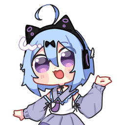 Alynaa the mascot in chibi character style